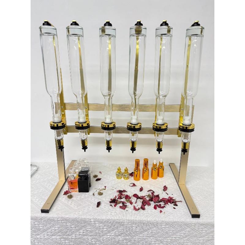 Soporte Metálico Dorado de 6 P - Perfume Fragrance Bar reseña y precio