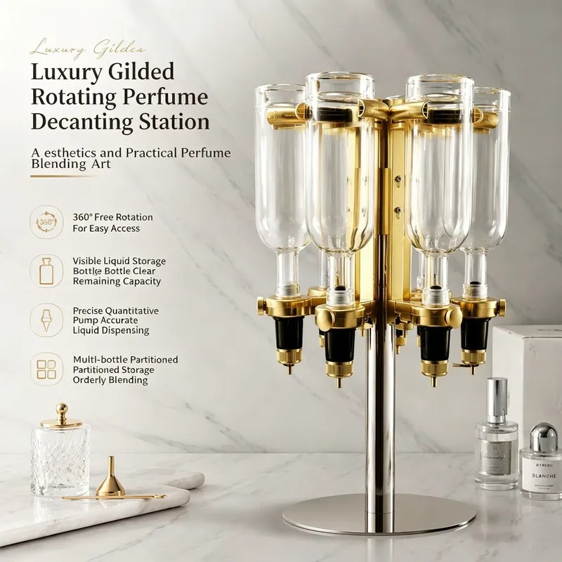 Nuevo Expositor Dorado para 6  - Perfume Fragrance Bar reseña y precio