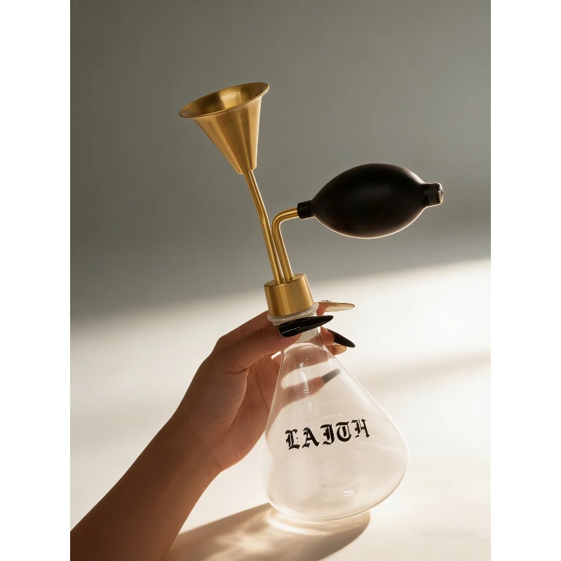 Botella de vidrio Golden‑Head  - Perfume Fragrance Bar reseña y precio
